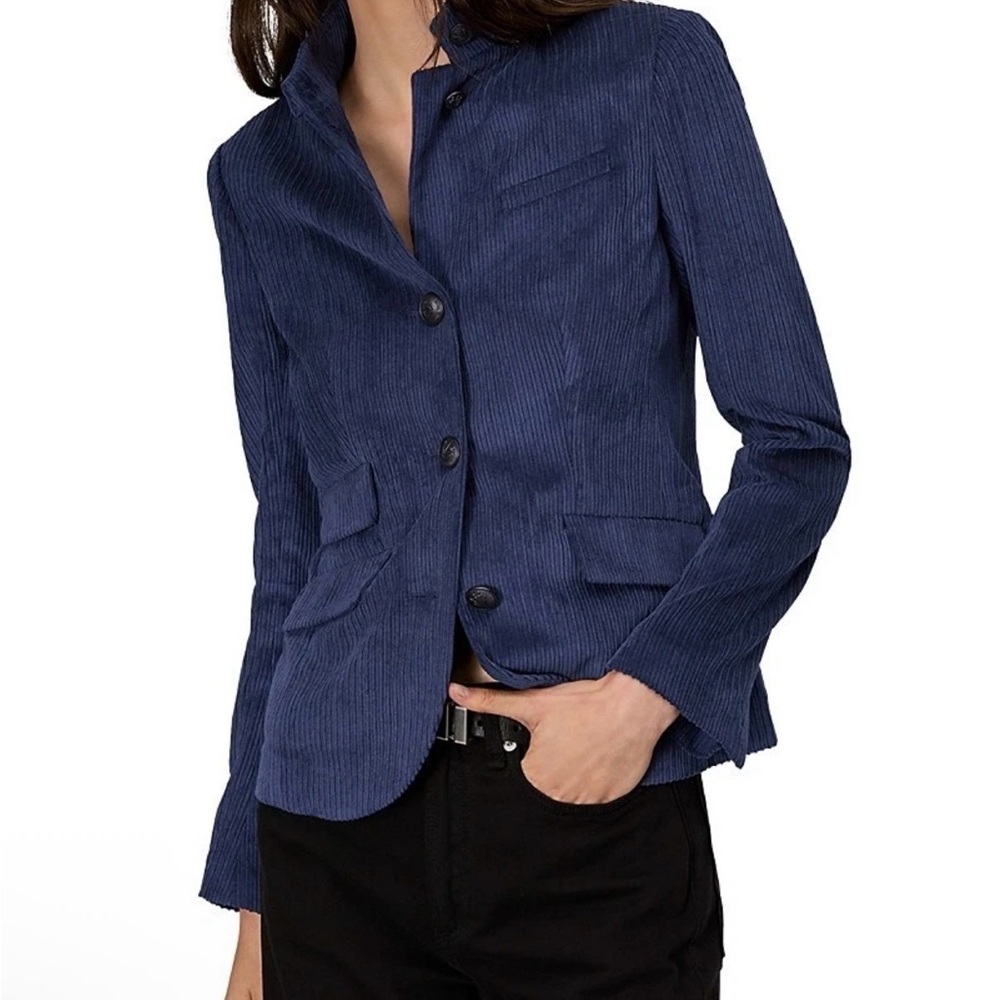 Rag & Bone Navy Corduroy Jacket Size 6 NWT